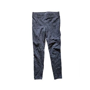 LOFT Black and Gray Leopard Print Leggings Sp